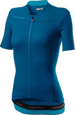 Castelli Women's Anima 3 Jersey - Marine Blue-Celeste - XL, Marine Blue-Celeste